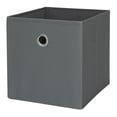 thumbnail image 1 of Mainstays Collapsible Fabric Cube Storage Bin, Soothing Grey, 1 of 9