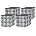 Mainstays Collapsible Fabric Cube Storage Bins (10.5" x 10.5"), 4 Pack