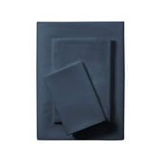 Mainstays Comfort Chill Microfiber Bed Sheet Set, Twin, Washed Indigo, 3 Piece