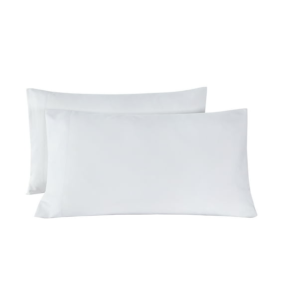 Mainstays Comfort Chill Microfiber Pillowcase Set, King, Arctic White, 2 Piece