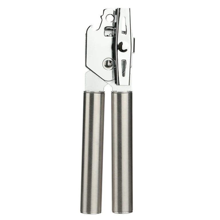 Left Handed Can Opener Manual Stainless Steel Smooth Edge for Top