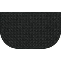 Mainstays Anti-Fatigue Comfort Mate D Shaped Kitchen Mat; Black, 18”x 30”