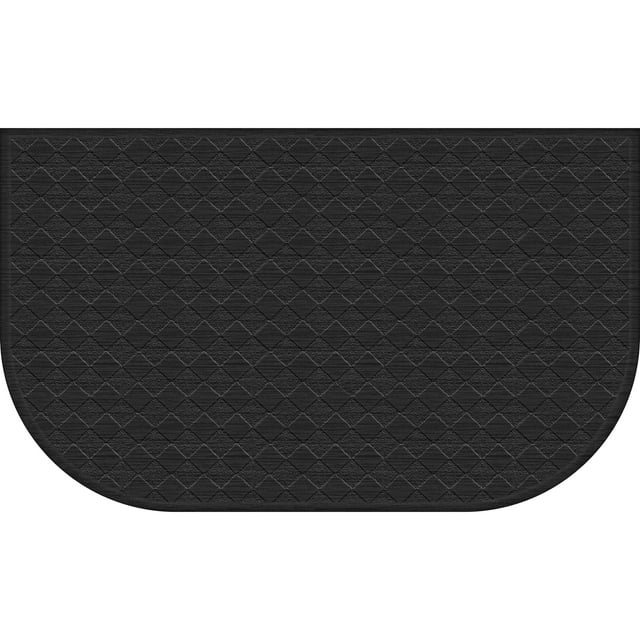 Mainstays Comfort Mate D Kitchen Mat; Black, 1.5' x 2.5'