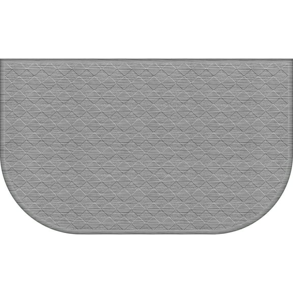 Mainstays Comfort Mate D Kitchen Mat, Gray, 1.5' x 2.5'