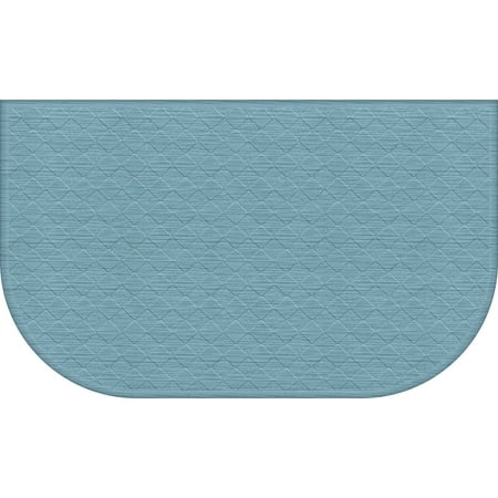 Mainstays Comfort Mate D Kitchen Mat; Teal, 1.5' x 2.5'