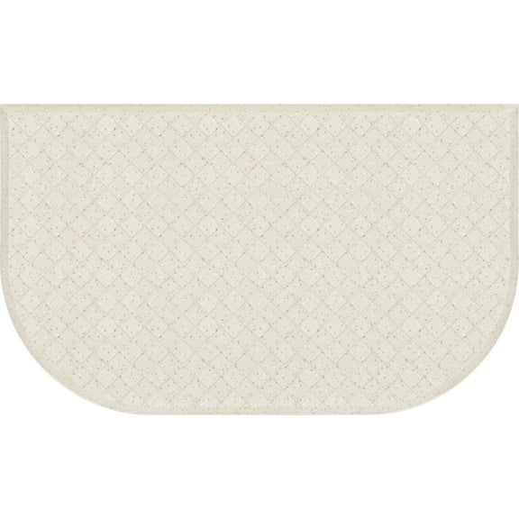 Mainstays Anti-Fatigue Comfort Mate D Shaped Kitchen Mat; Papyrus Beige, 18”x 30”