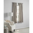 thumbnail image 1 of Mainstays Como Textured Light Filtering Indoor Curtain Panel Pair, Set of 2, Brown, 37” W x 63”L, 1 of 7