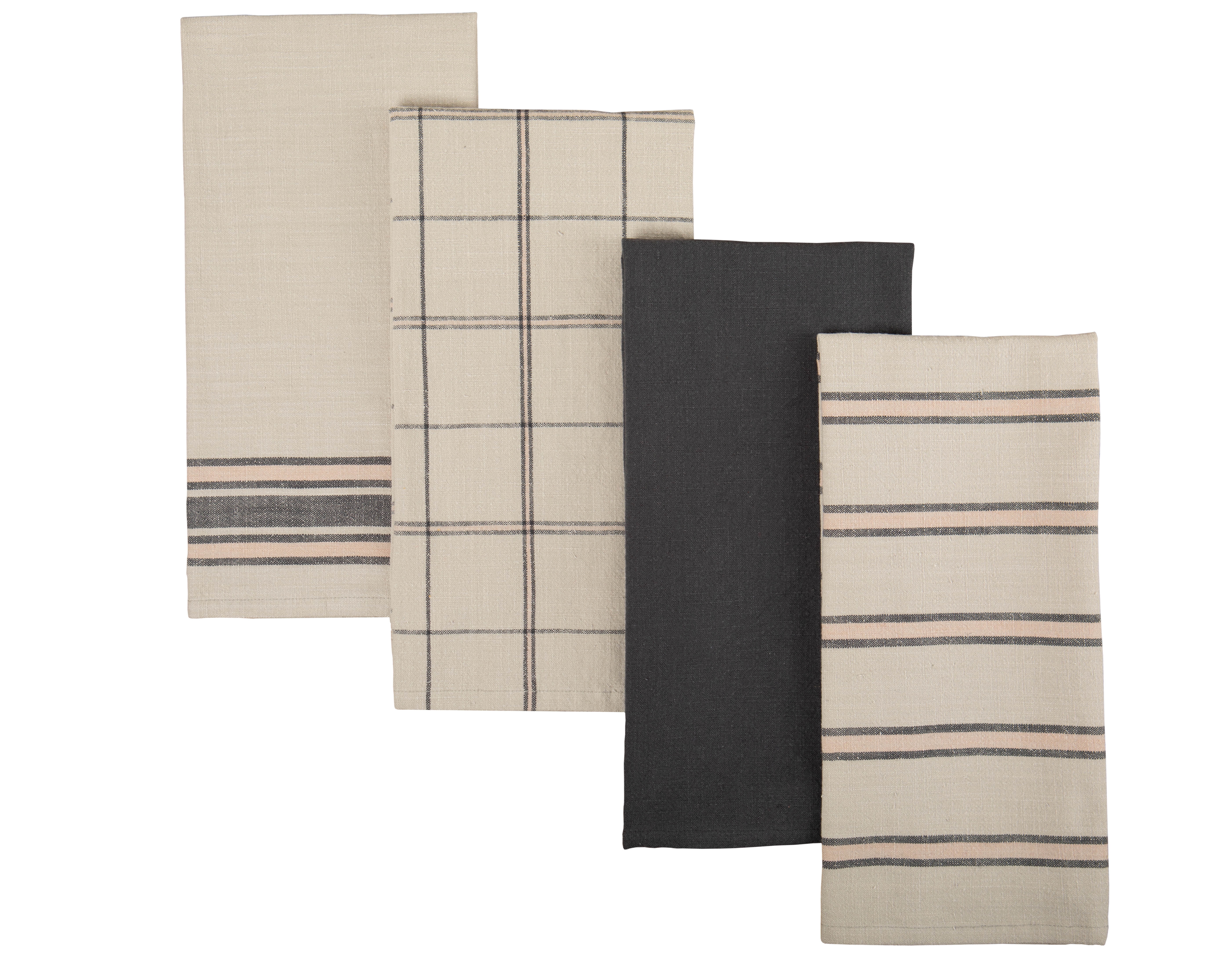 Mainstays 4-Pack 12”x12” Woven Kitchen Dish Cloth Set, Multi