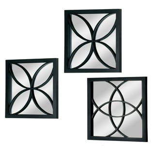 3 inch Glass Craft Small Square Mirrors 10 Pieces Mosaic Mirror Tiles