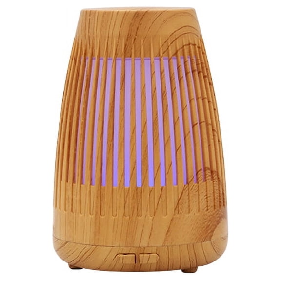 Mainstays Cool Mist Ultrasonic Aroma Diffuser 100ml Wood & White