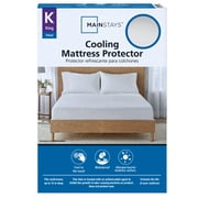 Mainstays Cooling Waterproof Fitted Mattress Protector, King