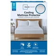 thumbnail image 1 of Mainstays Cooling Waterproof Fitted Mattress Protector, Twin, 1 of 11