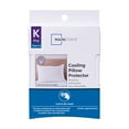 Mainstays Cooling Zippered Pillow Protectors, King, White