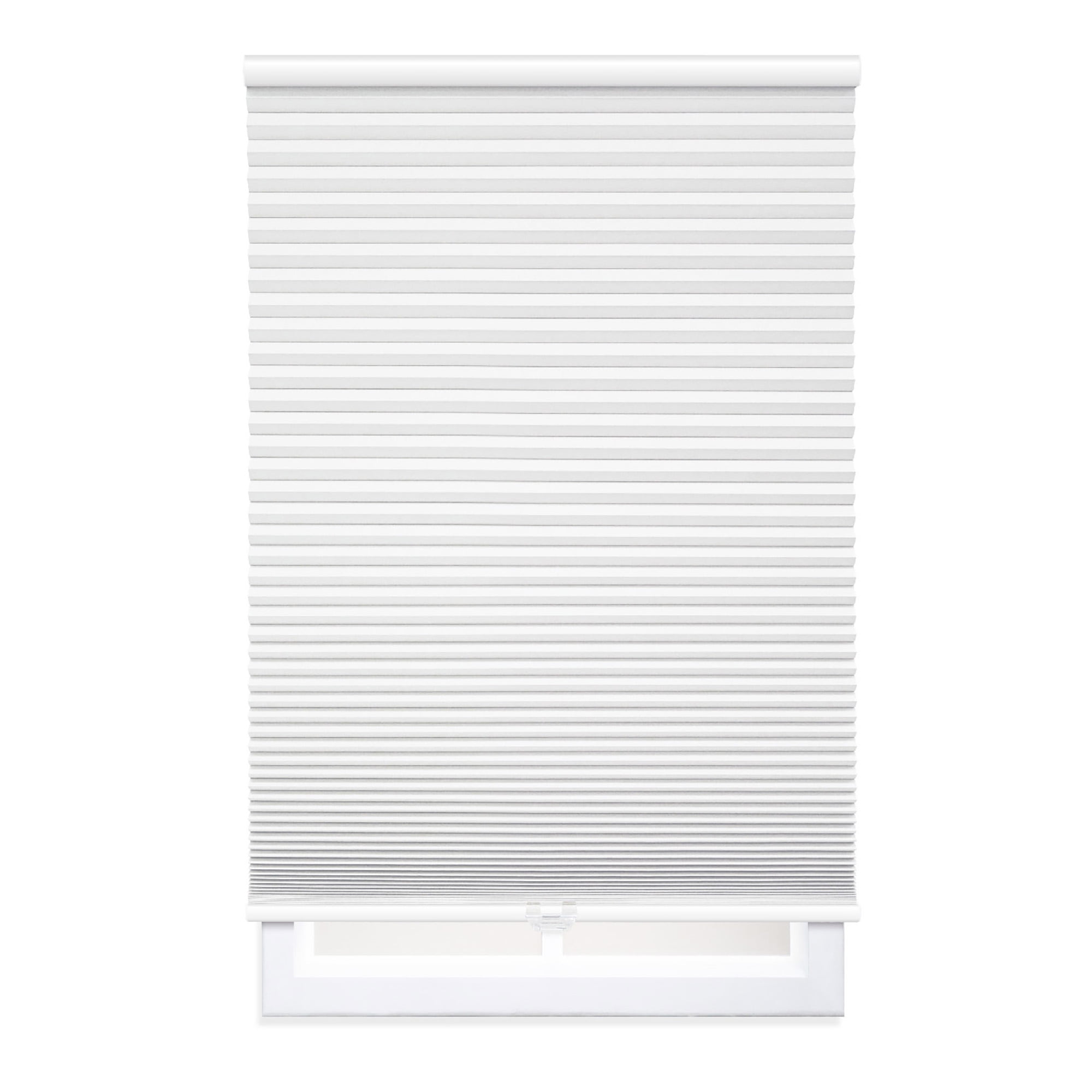 Mainstays Cordless Polyester Blackout Cellular Shade, White, 34" x 72