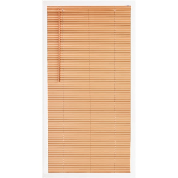 Mainstays Cordless Room Darkening 1" Vinyl Mini Blind, Khaki