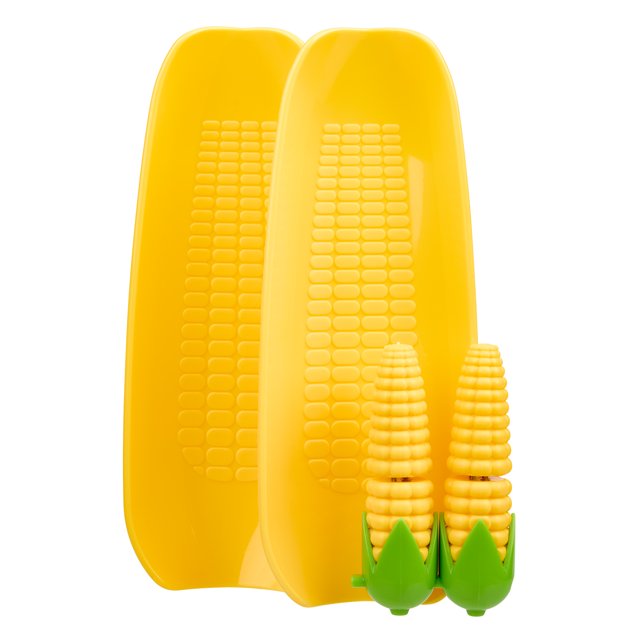 Mainstays Corn Holder and Skewers Yellow