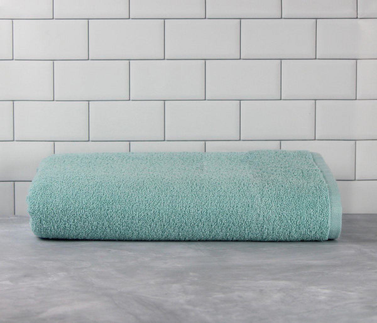 Mainstays Cotton Bath Towel, Aqua