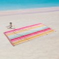 thumbnail image 1 of Mainstays Cotton Blend Retro Stripe Beach Towel, 34" x 64", 1 of 6