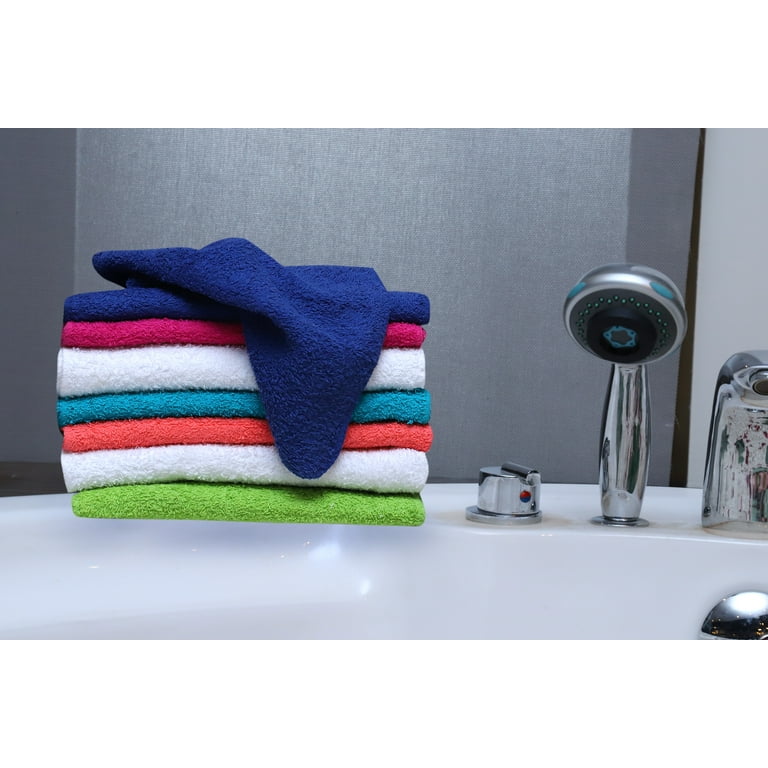 Mainstays Cotton Washcloth Bundle Collection 36 Pack True Bright