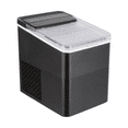 thumbnail image 1 of Mainstays Countertop Ice Maker, Rich Black, 9 Bullet Cubes, 2 Ice Sizes, 26 lbs/24H with Removable & Washable Ice Tray & Scoop, with Self-Cleaning Function, 1 of 12