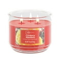 thumbnail interactive-video image 1 of Mainstays 3-Wick Scented Glass Jar Candle, Cranberry Mandarin, 11.5oz., 1 of 11