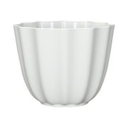 Mainstays Cream Poppy Recycled Resin Planter, 12in x 12in x 9.4in