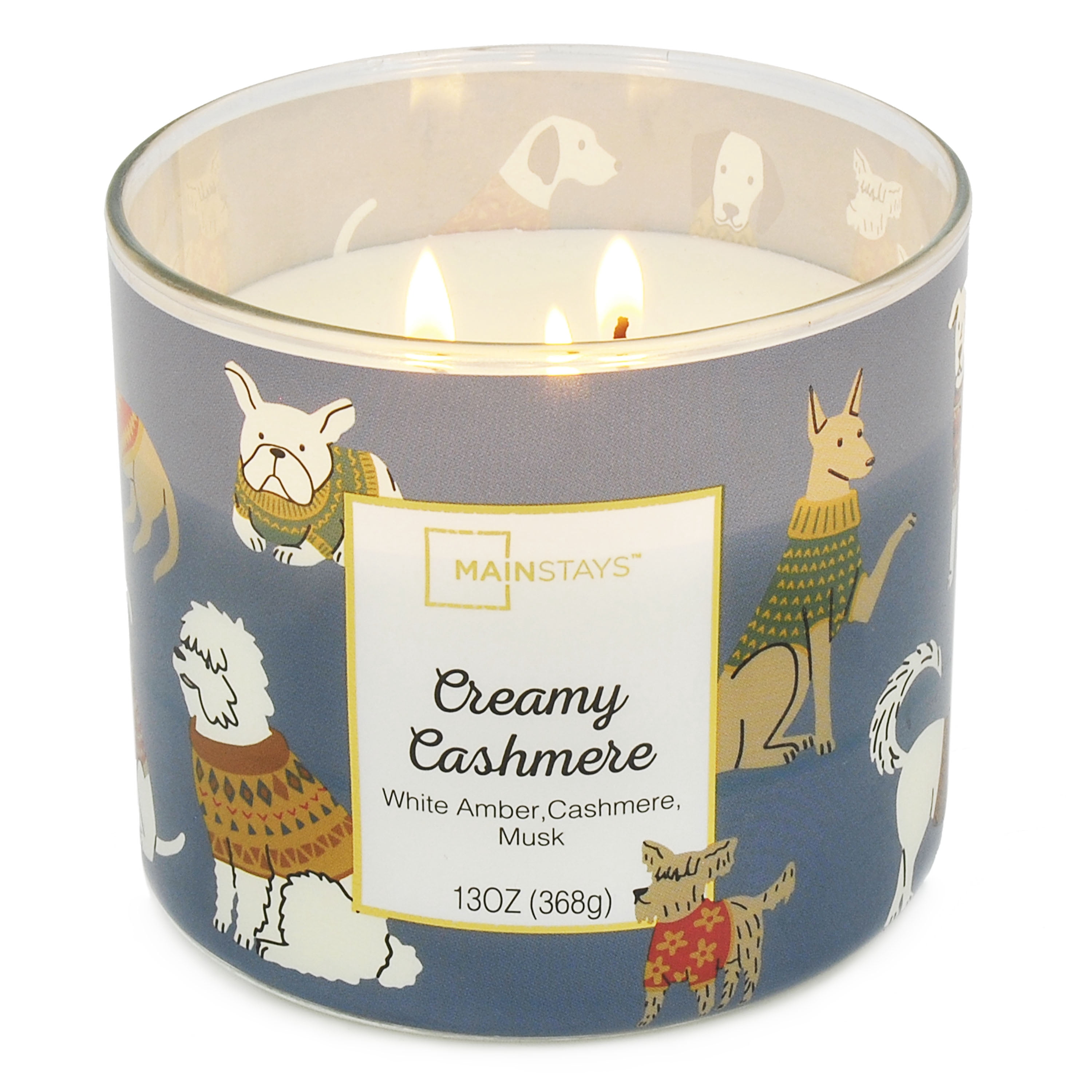 Mainstays Creamy Cashmere Fall Candle, 13 ounce