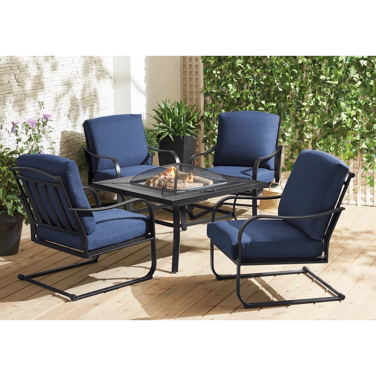 Mainstays Crestfield Fire Pit Chat Set - Walmart.com