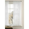 Mainstays Crushed Voile Single Curtain Panel, Polyester, Sheer, White