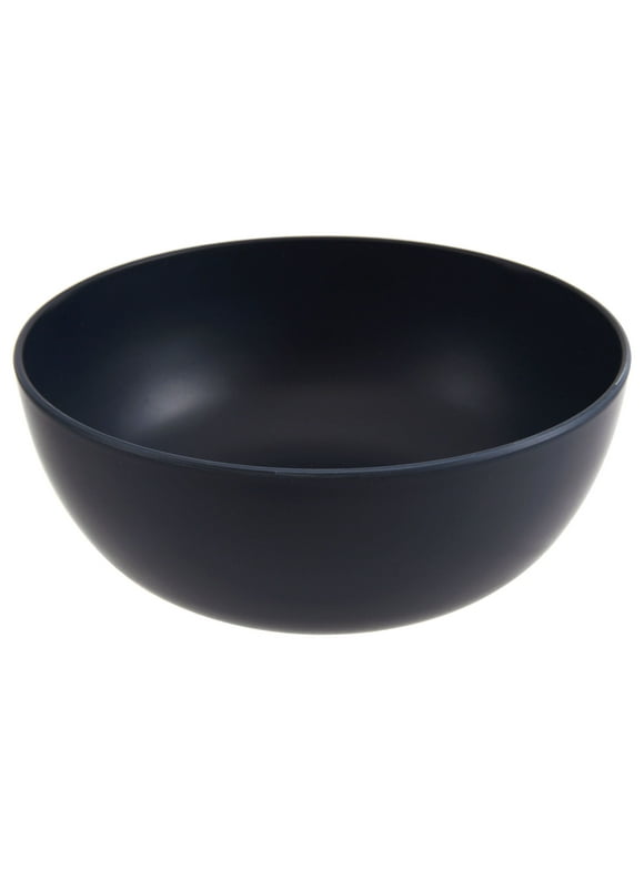 Mainstays - Dark Blue Round Plastic Cereal Bowl, 38-Ounce