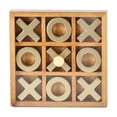 thumbnail interactive-video image 1 of Mainstays Decorative Gold and Wood Tabletop Tic Tac Toe Tabletop Set, 1 of 14