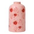 thumbnail image 1 of Mainstays By Becky G. & Alejandra Tall 7.6" Pink Flower Decorative Ceramic Vase, 1 of 10