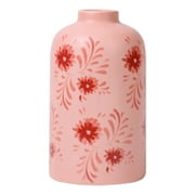 Mainstays By Becky G. & Alejandra Tall 7.6 Pink Flower Decorative Ceramic Vase