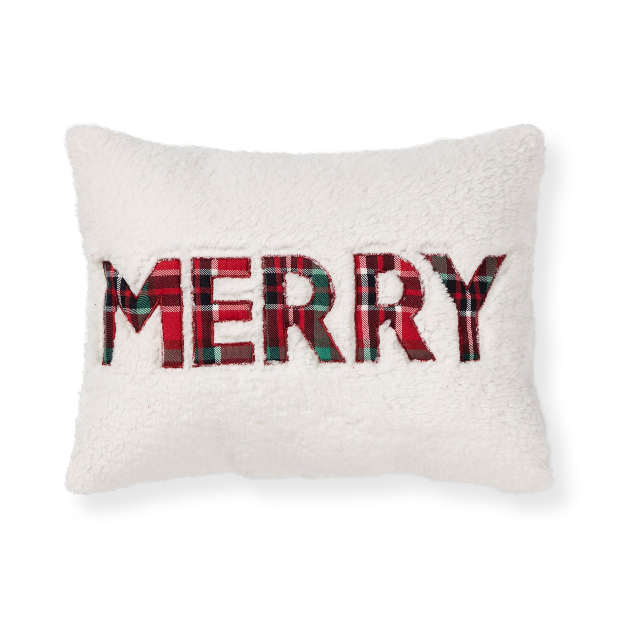 Mainstays Decorative Throw Pillow, Holiday Merry, 13