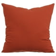 thumbnail image 1 of Mainstays Decorative Throw Pillow, Solid Microfiber Twill, 17" x 17" Square, Rust, 1 of 6