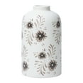 thumbnail image 1 of Mainstays By Becky G. & Alejandra Tall 7.6" White Flower Decorative Ceramic Vase, 1 of 9