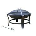 thumbnail image 1 of Mainstays Deep 30" Steel Fire Pit, Antique Bronze, 1 of 7