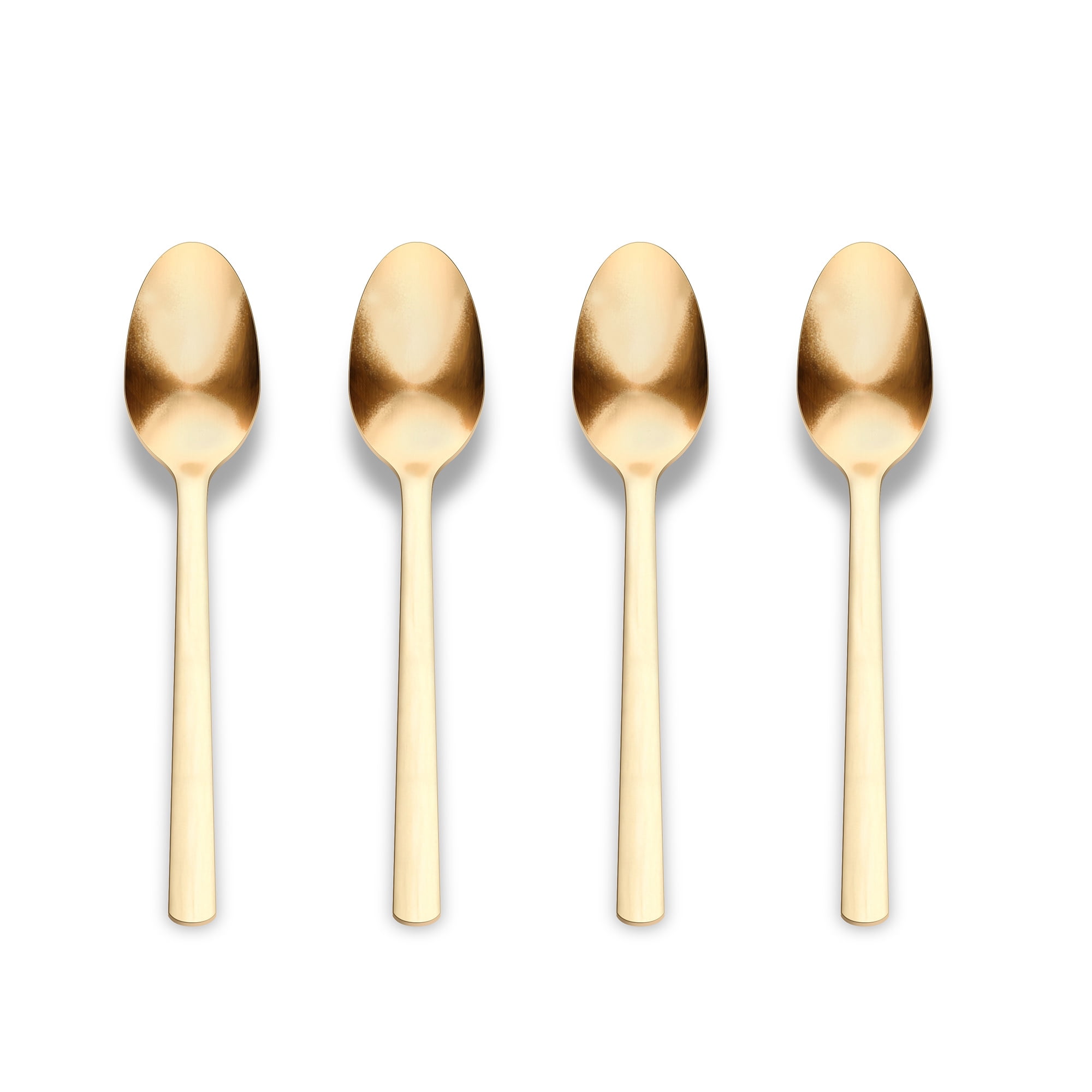 JEWELRY「Spoons」です。 Mainstays Delandra 4-Piece Stainless Steel Dinner Spoons, Gold