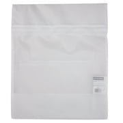 Mainstays Delicates White Polyester Mesh Wash Bag with Zipper Closure, 15" x 18"
