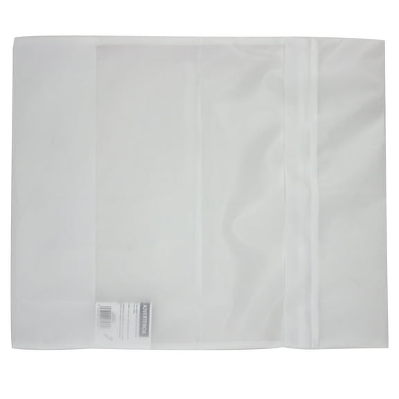 Mainstays Delicates White Polyester Mesh Wash Bag with Zipper Closure, 15" x 18"