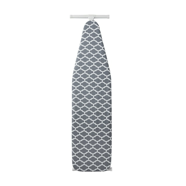 Mainstays Deluxe Lattice Grey Removable Ironing Board Cover 54" x 15" (Ironing board not included)