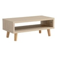thumbnail image 1 of Mainstays Desk Riser with Wood Legs, Natural Wood Grain Finish, 9.0in Width., 1 of 5