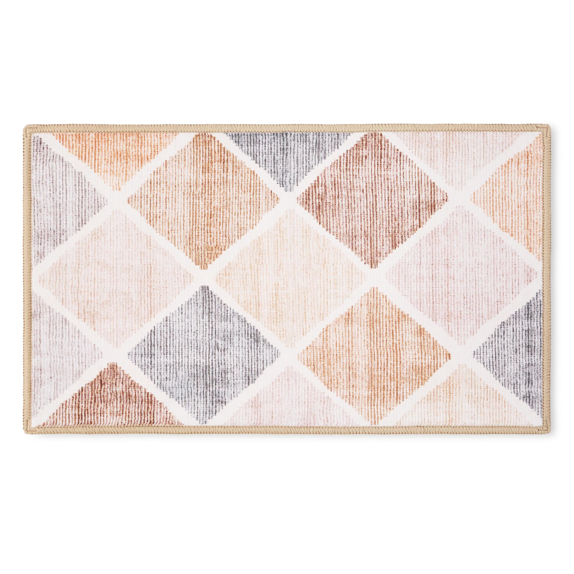 Mainstays Diamond Geo Kitchen Mat, 18 in x 30 in