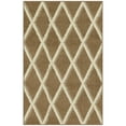 thumbnail image 1 of Mainstays Diamond Geometric High Low Pile Beige Indoor Accent Rug, 2'6"x3'10", 1 of 7
