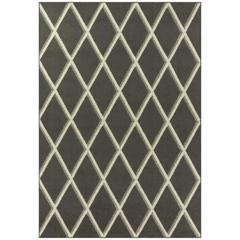 Mainstays Spaced Dyed Area Rug - Gray - 40 x 60 in