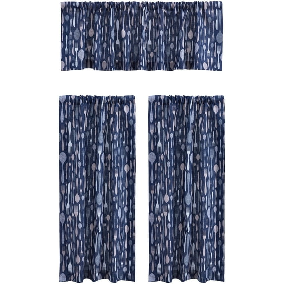 Mainstays Dinner Tier and Valance Set
