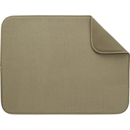Mainstays Dish Drying Mat Brown Stone