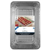 Mainstays Disposable Aluminum Full Size Steam Table Pans, 5 Count 19.56" x 11.63" x 3.19"