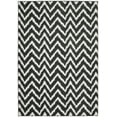thumbnail image 1 of Mainstays Distressed Zig Zag Polypropylene Cinder Gray/White Indoor Area Rug, 7'6" x 9'6", 1 of 5