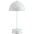 thumbnail image 1 of Mainstays Dome Table Lamp, White with Gold Accents, 1 of 6